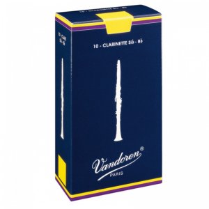 Vandoren Traditional Bb Clarinet Reeds, (Box 10) Strength 3